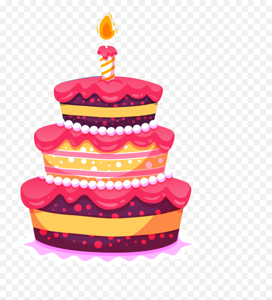 Happy Birthday Cake Png - Cake With Transparent Background,Cake Png Transparent