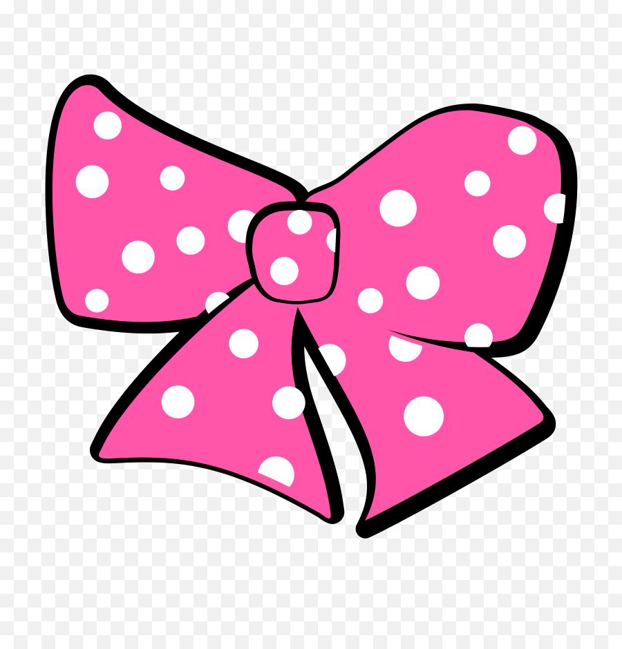 Moño Minnie Mouse Png 4 Image - Pink Polka Dot Bow,Minnie Mouse Png