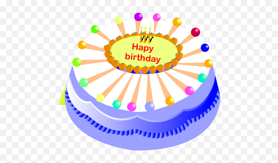 Happy Bithday Png 1 Image - Birthday Cake Png Background,Birthday Cake Transparent Background