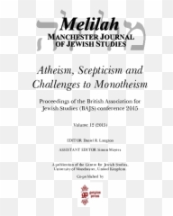 Pdf Langton Ed Melilah Manchester Journal Of Jewish - Language png