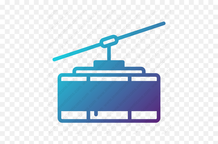 Download Aerial Tramway Vector Icon Inventicons - Taobao Png,Tram Icon