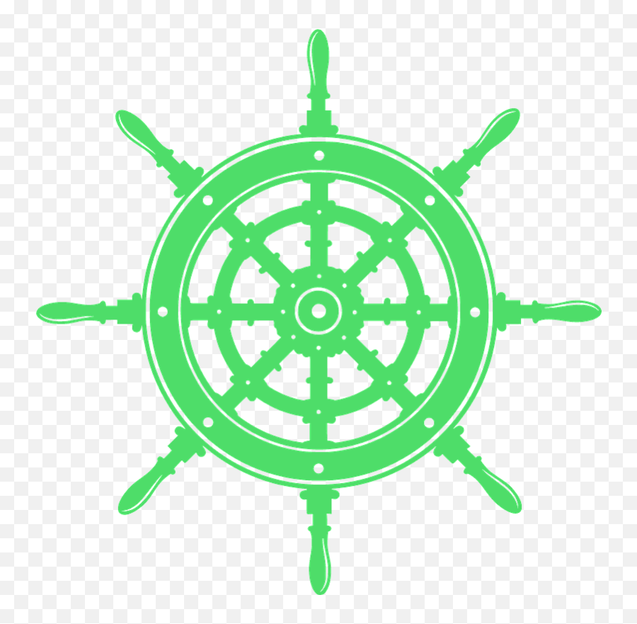 Ship Wheel Silhouette - Free Vector Silhouettes Creazilla Ship Wheel Vector Png,Ships Wheel Icon