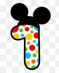 Ear Clipart Minnie Mouse - Mickey Mouse Clubhouse Number 1 Png,Minnie Ears Png