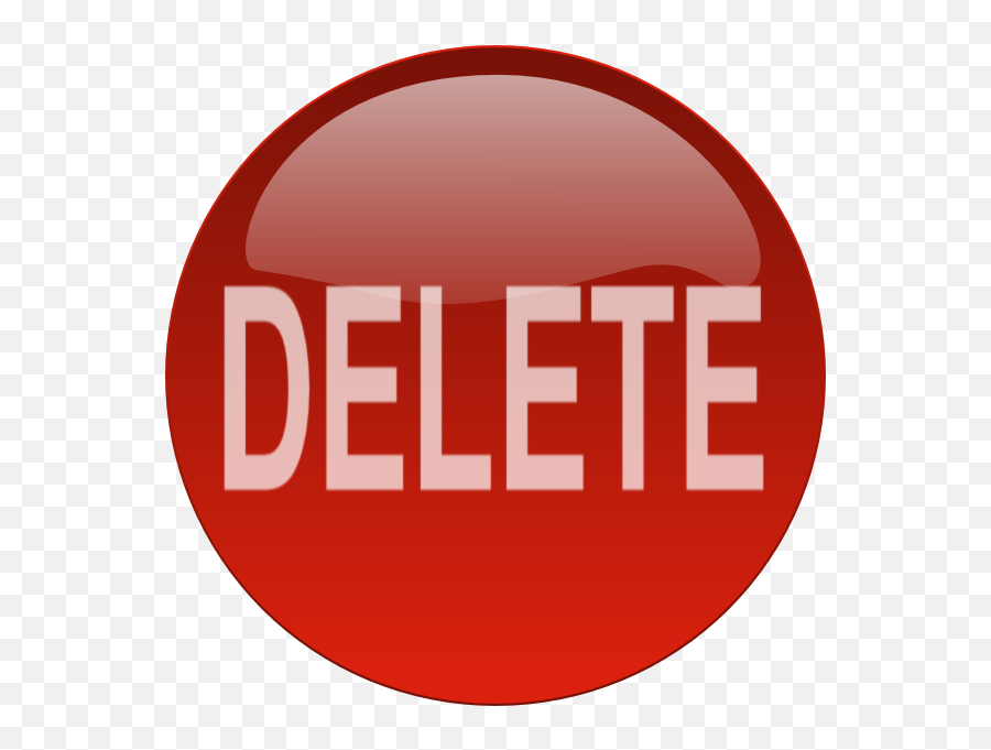 Delete Button Png Free Download - Delete Button Transparent,Delete Png
