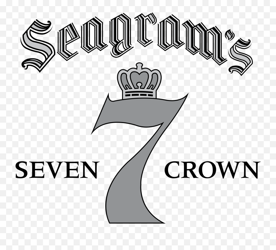 Seven Crown Logo Png Transparent - Seagram Seven Crown Blended Whiskey,Crown Logos