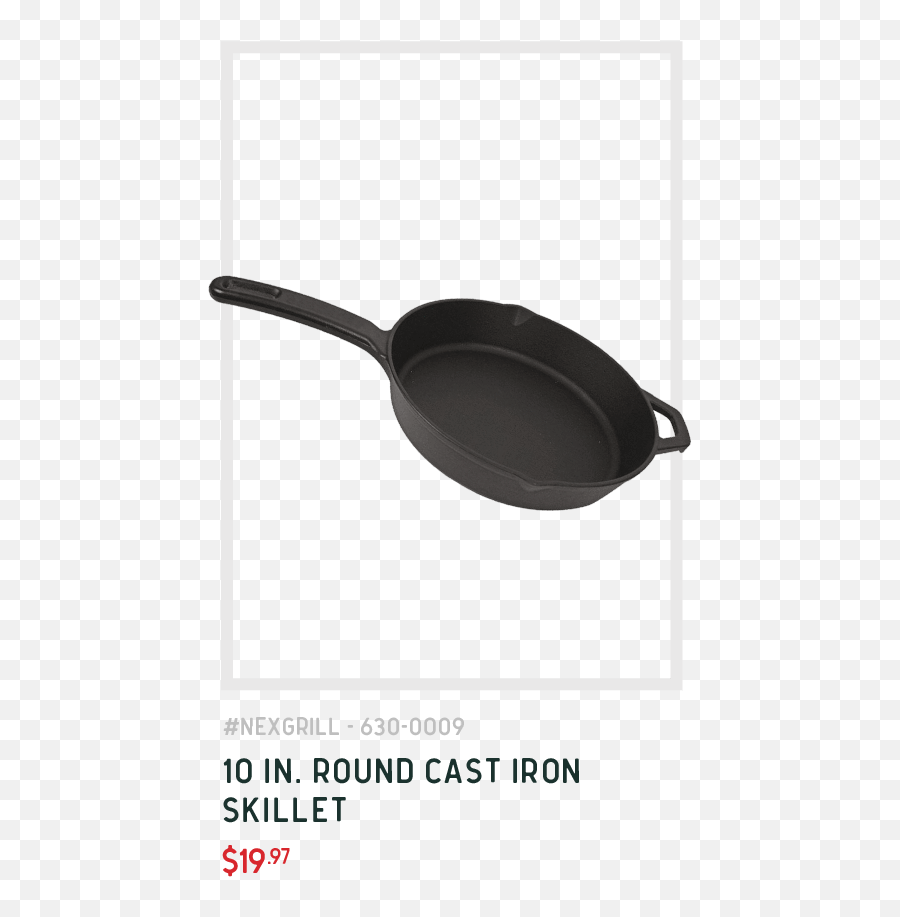 Download Nexgrill Three Piece Tool Set 10 Inch Round Cast - Sauté Pan Png,Skillet Png