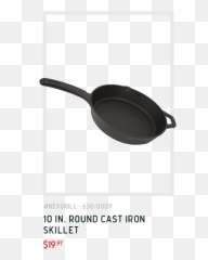 Download Nexgrill Three Piece Tool Set 10 Inch Round Cast - Sauté Pan Png,Skillet Png