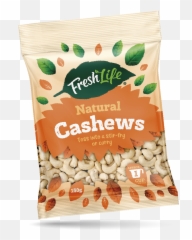 Natural Cashews Fresh Life - Nuts Transparent Pack Png,Cashew Png