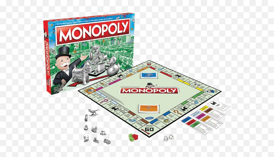 Hasbro Monopoly Board Game - Monopoly Board Game Transparent Background Png,Board Game Png