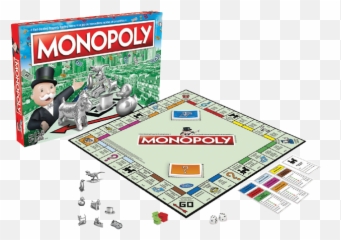 Hasbro Monopoly Board Game - Transparent Background png