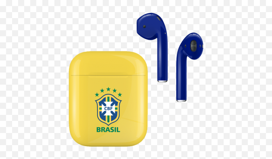 Apple Airpods Fifa Edition Brazil Matte - Brazil Airpods Png,Airpods Transparent Background