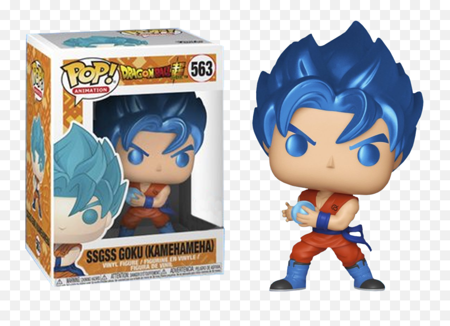 Dragon Ball Super - Ssgss Goku Kamehameha Metallic Us Dragon Ball Pop Figure Png,Ultra Instinct Goku Png