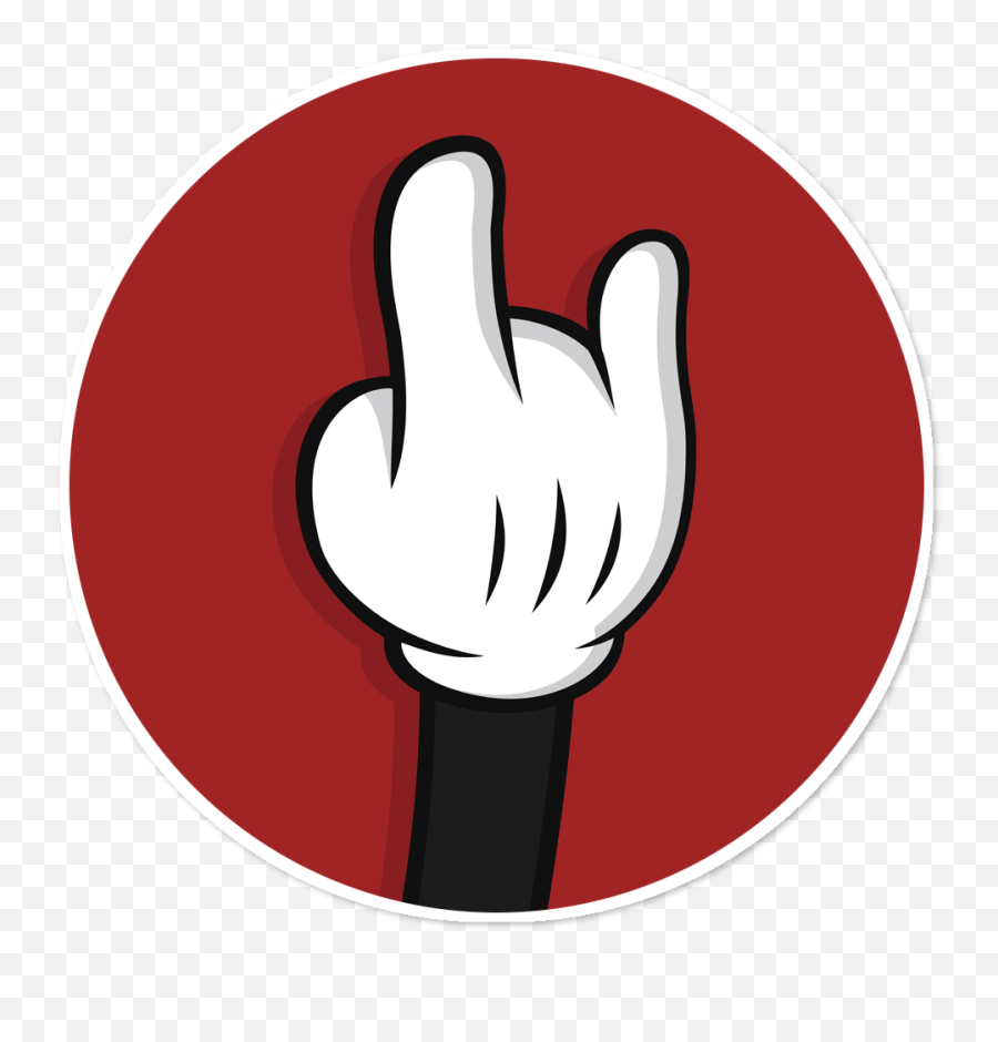 Download Rock Hand Png - Mickey Hand Rock Png,Mouse Hand Png