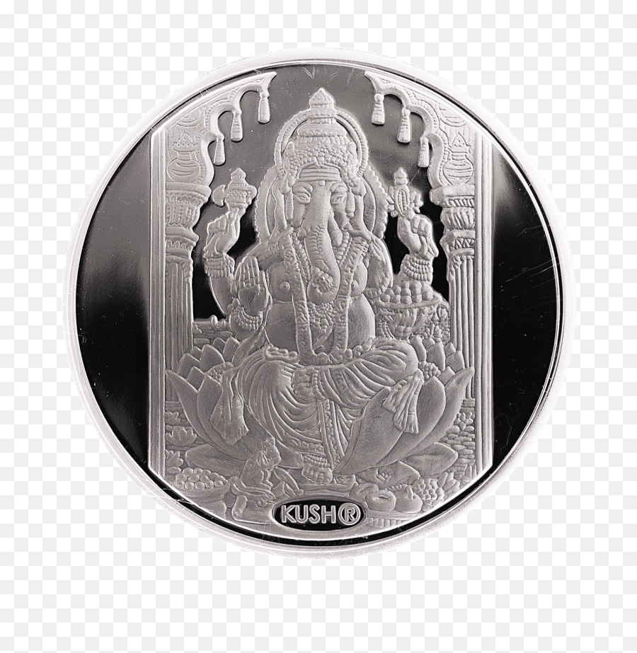 1 Oz Silver Round - Ganesha Coin Png,Silver Circle Png