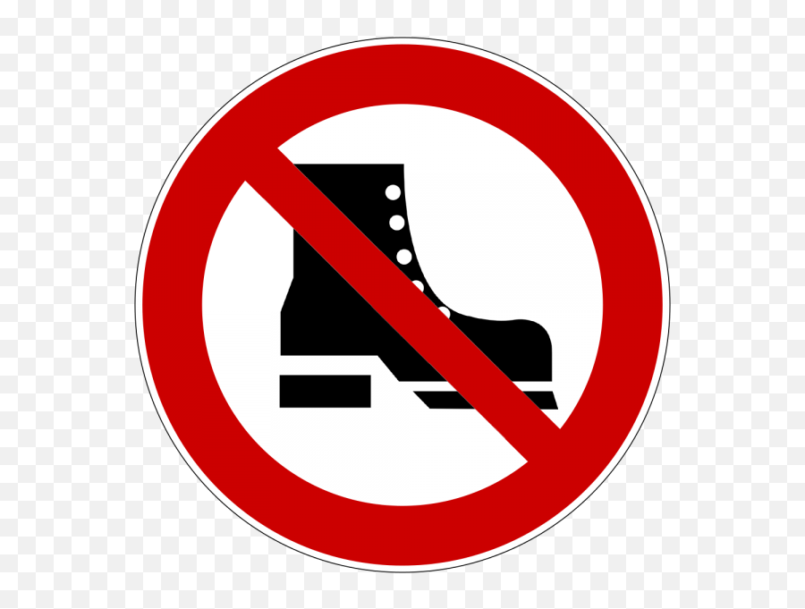Schuhe Ausziehen Schild Downloaden Und Drucken Clip - Sign Work Safety Boots Symbol Png,Png Downloaden
