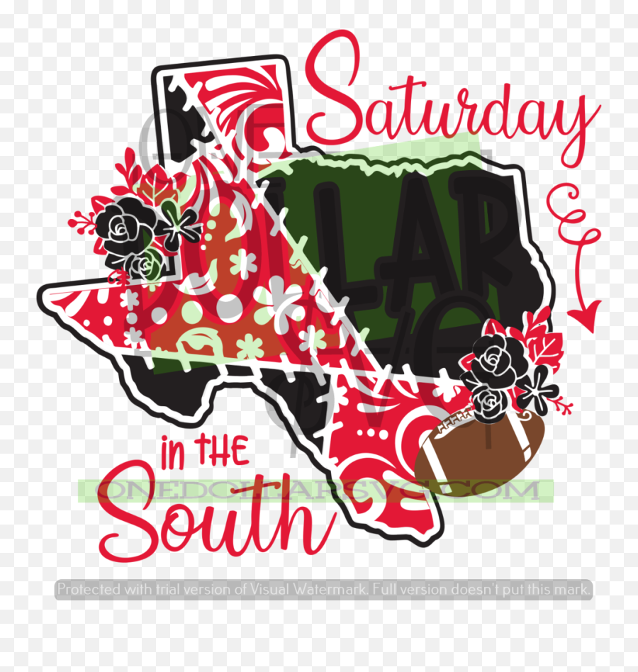 Saturday In The South - Texas Tech Svg Design Football Goal Post Clipart Png,Texas Tech Png