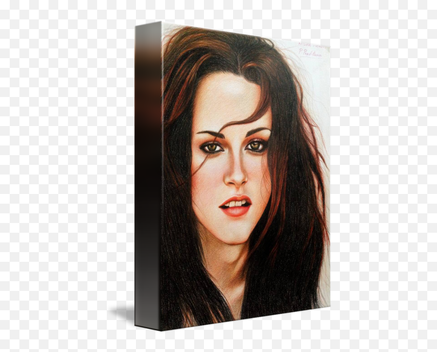 Portrait Drawing Of Kristen Stewart - Kristen Stewart Drawing Png,Kristen Stewart Png