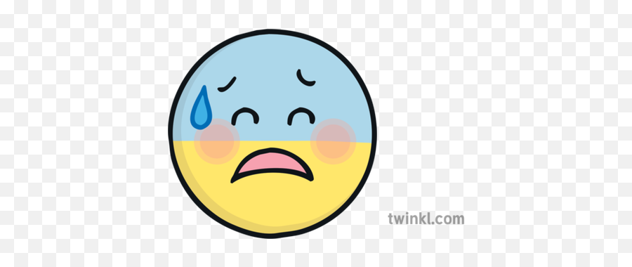 Emoji Emotions Emoticon Icon Sen Ks1 - Rana En Blanco Y Negro Png,Worried Emoji Png