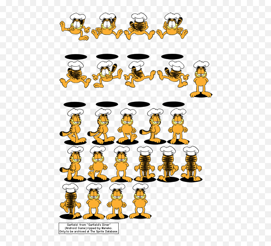 Download Garfield Png Image With No Background - Pngkeycom Garfield Sprite Png,Garfield Png
