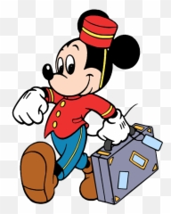 Mickey Mouse Clubhouse - Clipart Transparent With Luggage png