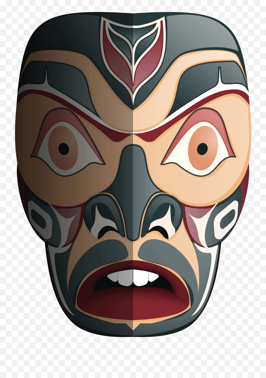 World Mask Study - Olympia Graphics Company Tribal Face Mask Png,Oni Mask Png