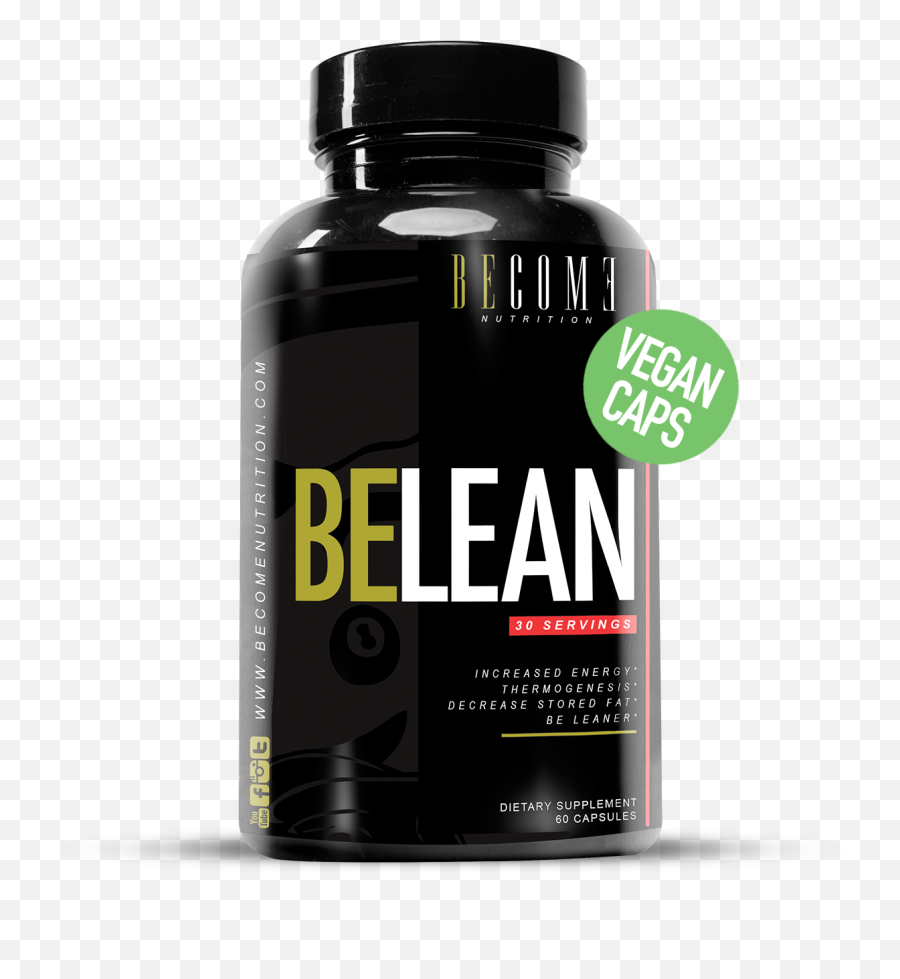 Be Lean Fat Loss Vegan Caps - Energy Shot Png,Lean Png