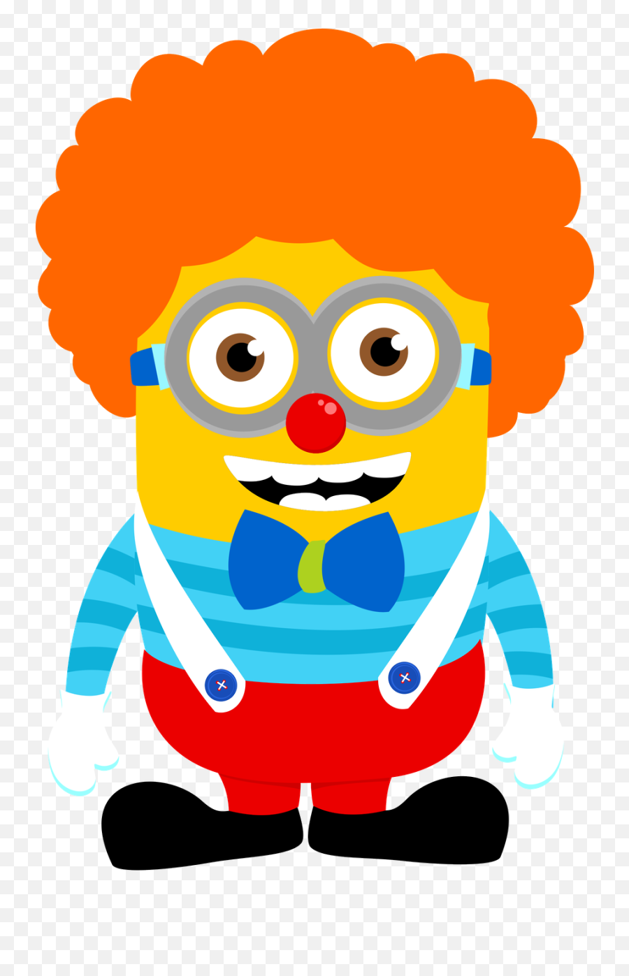 Minions - Clown Minion Full Size Png Download Seekpng Animation Good Morning Gif,Minion Png