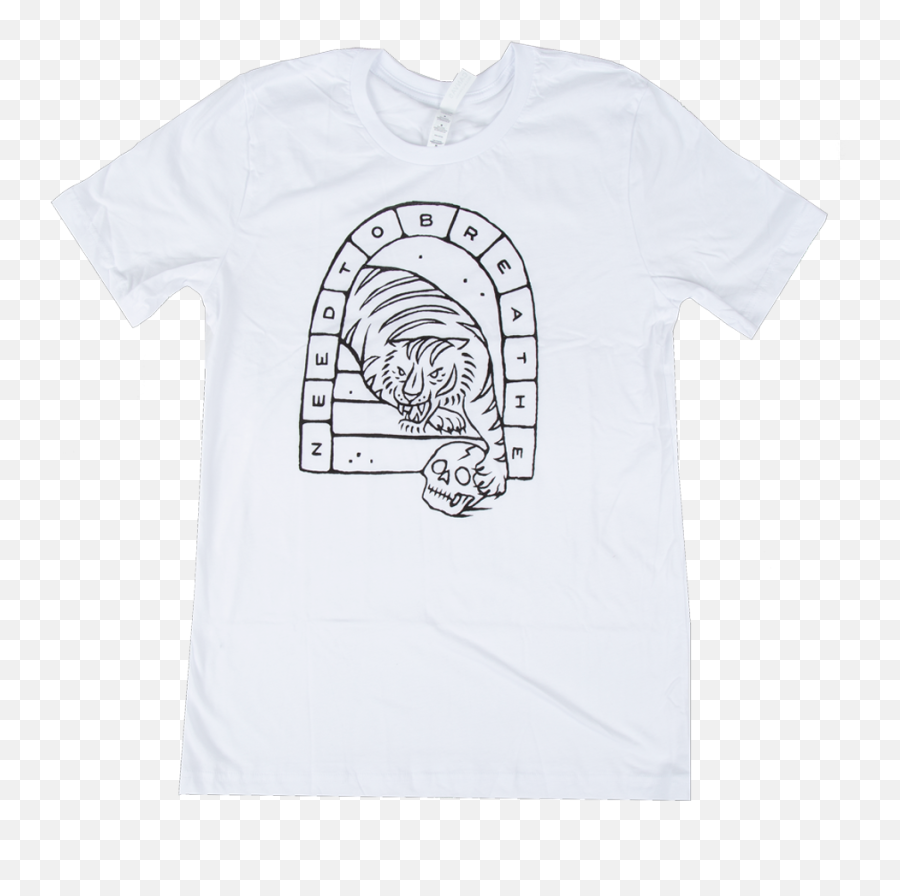 Roaring Lion White T - Shirt Arch Png,White Tee Png