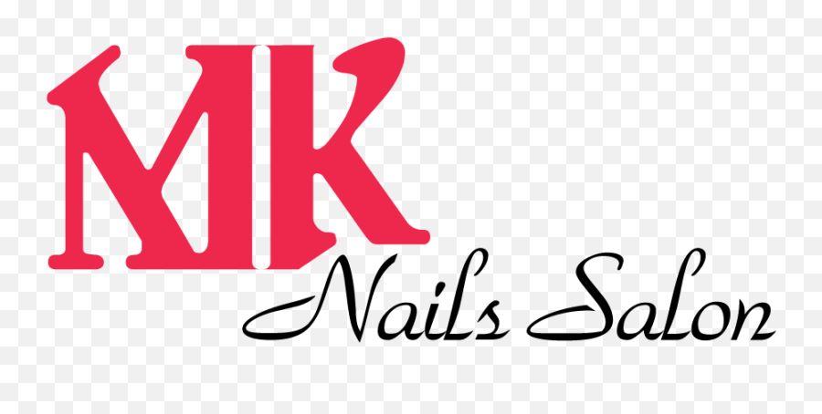 Mk Nails Salon Professional Nail For Waxing - Calligraphy Png,Nail Logo