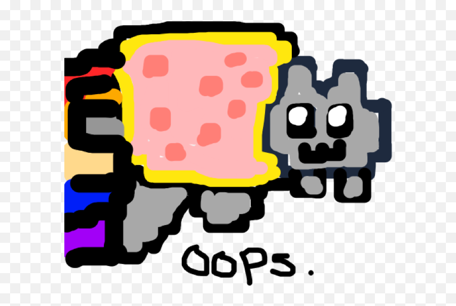 Nyan Fat Cat But A Lil Chubby Layer - Clip Art Png,Nyan Cat Png
