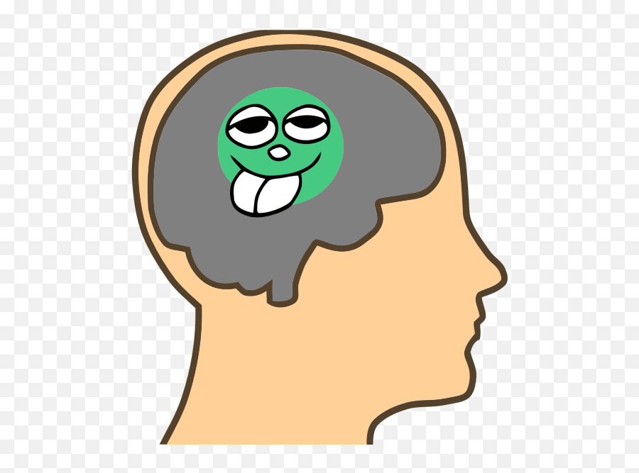 Pea - Animated Brain In Head Png,Cartoon Brain Png