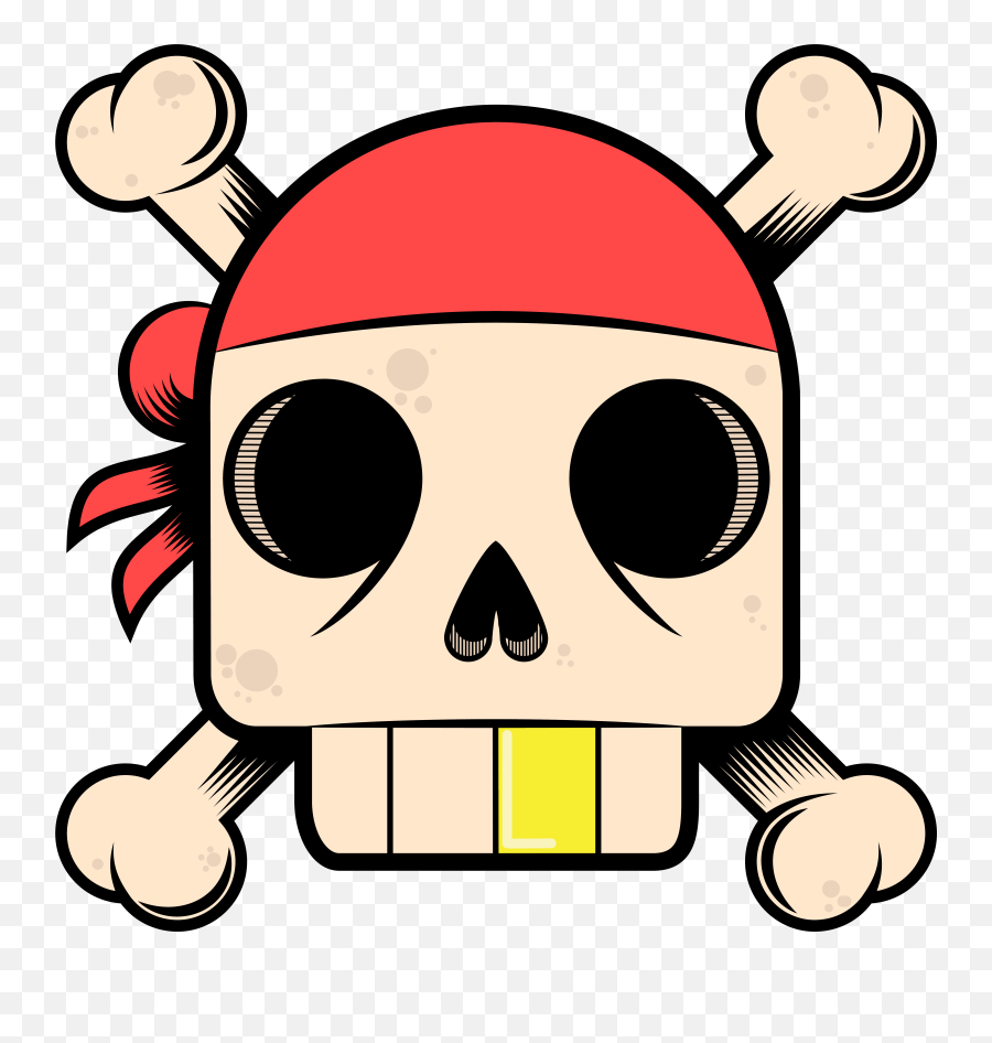 Dribbble - Pirateskullpng By Phil Hinkle Pirate Skull Cartoon,Pirate Skull Png