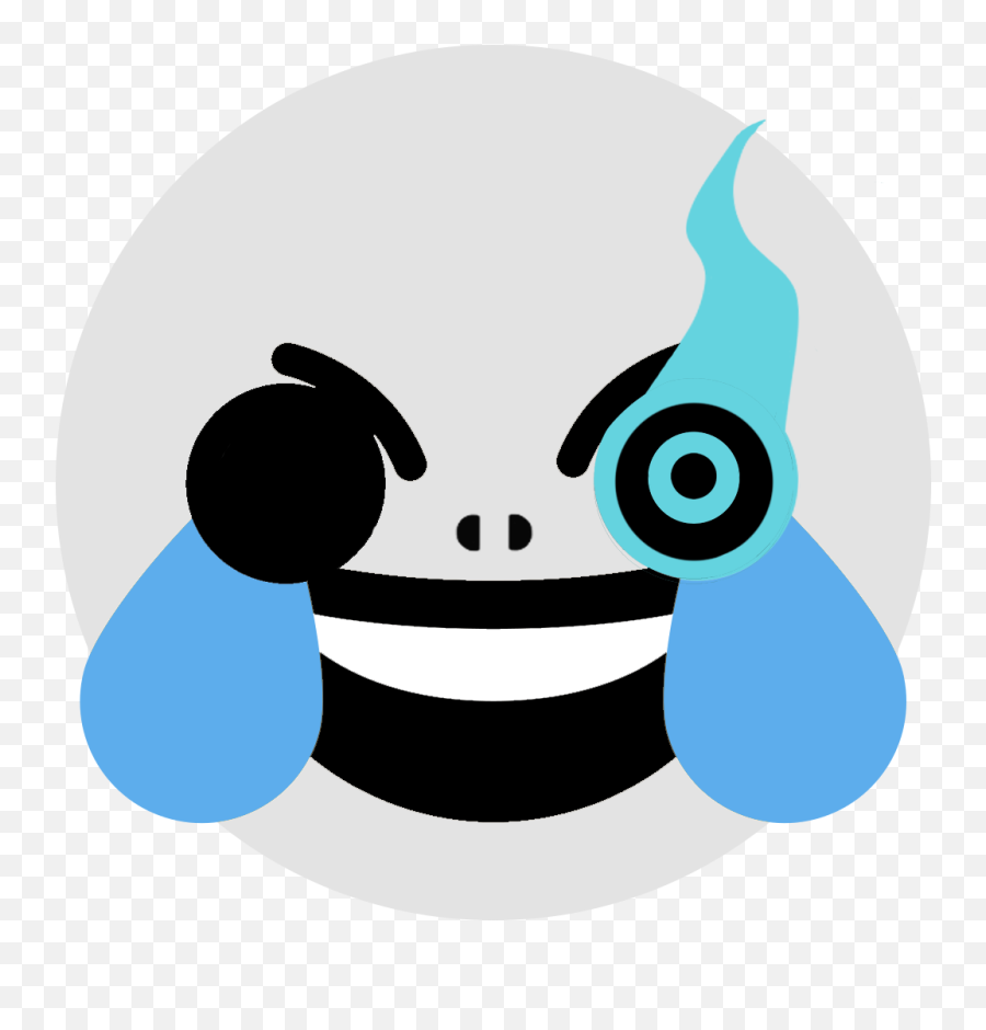 I Made My Own Custom Sans Laughing Emoji Please Enjoy - Joy Emoji Png,Laughing Crying Emoji Transparent Background