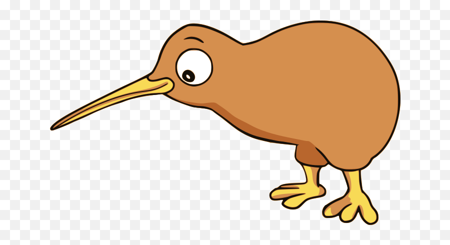 Kiwi Clipart Animalskkiwi - Kiwi Bird Clipart Kiwi Bird Clipart Png,Bird Clipart Png
