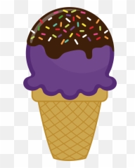 Icecream Bar - Cream Sprinkles Clipart Transparent png
