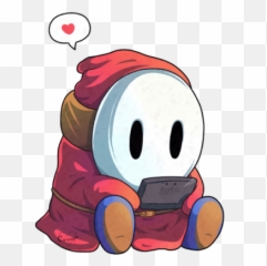 Mario Kart 7 Super Ds - Mario Shy Guy Art Png,Shy Guy Png