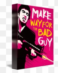 Alternative Scarface Tony Montana Art Print By Goldenplanet Prints - Language Png,Scarface Png