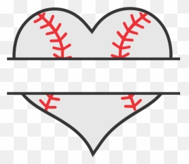 Free Baseball Clip Art Png Download - Heart Baseball Free Svg,Baseball Clipart Png