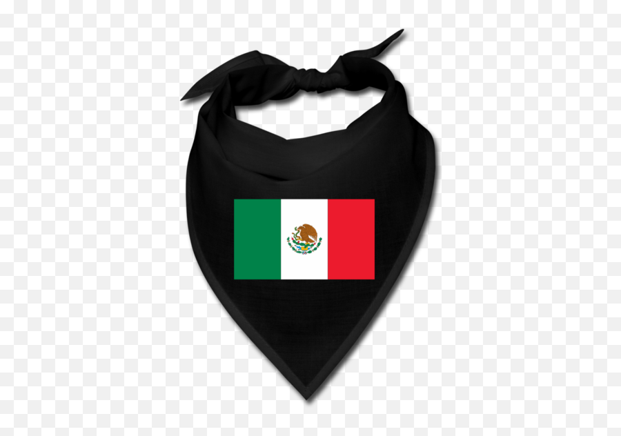 Black Mexico Flag Bandana - Oni Bandana Mask Png,Mexico Flag Png