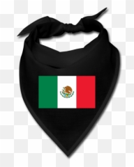 Black Mexico Flag Bandana - Oni Bandana Mask Png,Mexico Flag Png