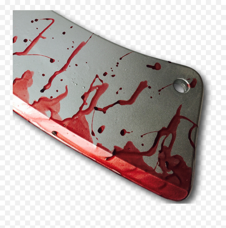 Download Bloody Meat Cleaver - Bloody Cleaver Full Size Butcher Knife Png,Bloody Png