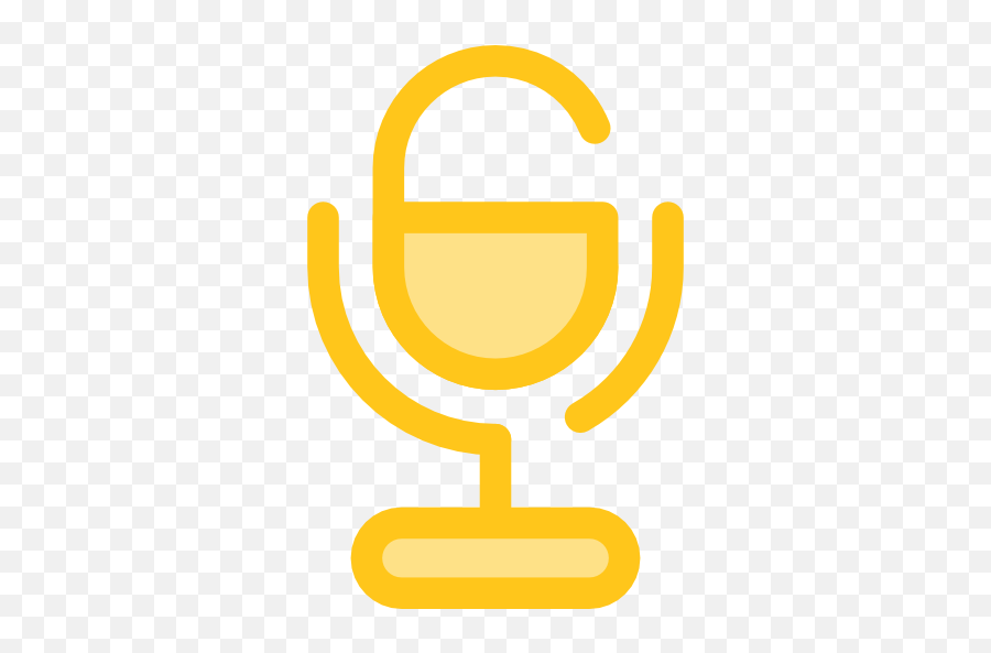 Ui Technology Vintage Voice Recording Sound Microphone - Language Png,Gold Microphone Png