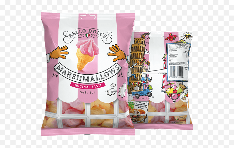 Bello Dolce Soft Ice Marshmallows - Peeps Png,Marshmallows Png