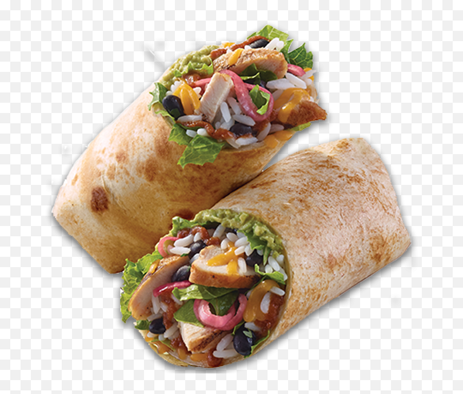 Smoothie U0026 Food Menu Tropical Cafe - Tropical Smoothie Cafe Baja Chicken Wrap Png,Chipotle Burrito Png