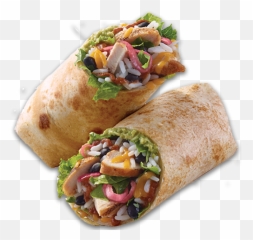 Smoothie U0026 Food Menu Tropical Cafe - Tropical Smoothie Cafe Baja Chicken Wrap Png,Chipotle Burrito Png