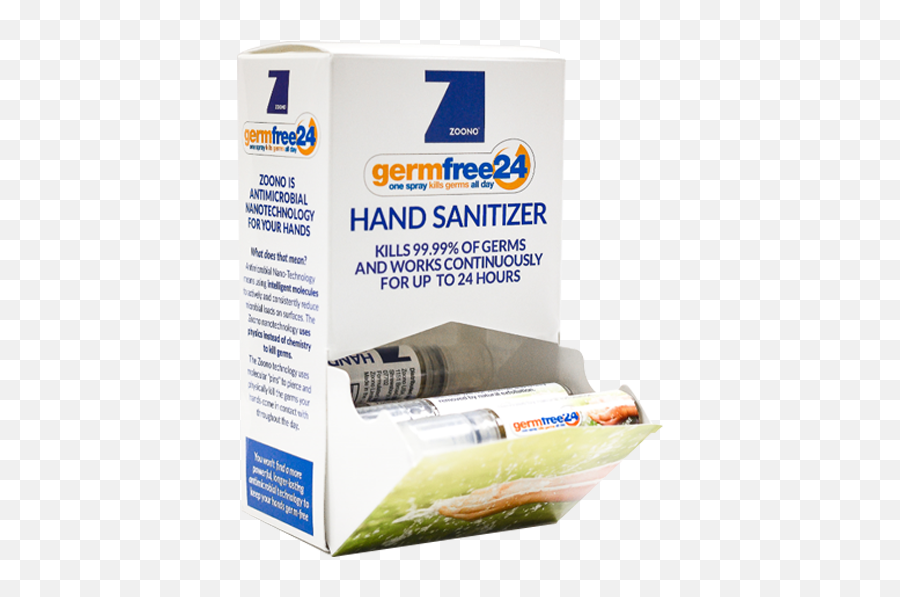Germfree24 Hand Sanitizer 8ml24 Pack - Germfree24 Hand Hand Sanitizer Png,Hand Sanitizer Png