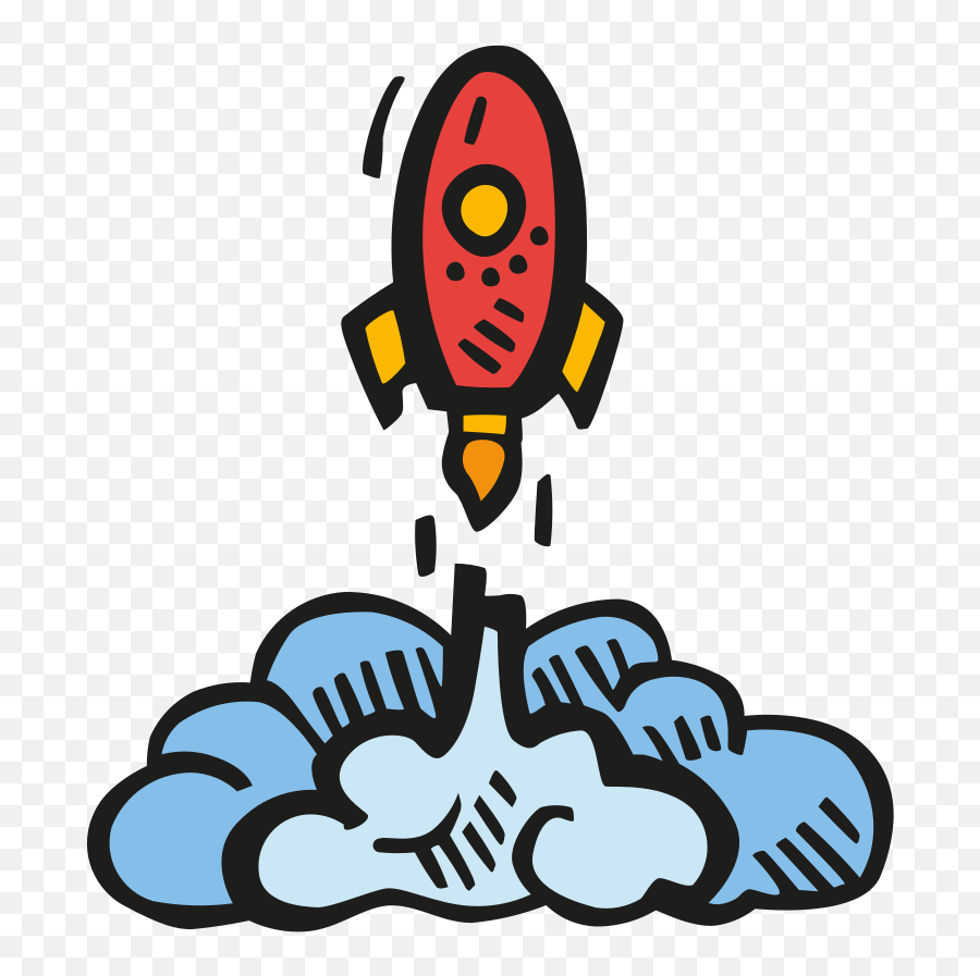 Clip Art - Free Icon Library Rocket Launch Icon Png,Cartoon Rocket Png
