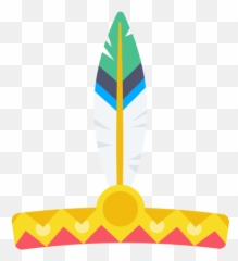 Feather Hat Indian Kid Layer Photo - Vertical png