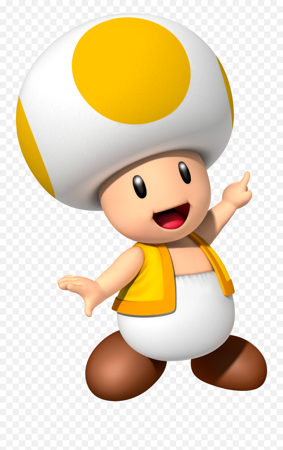 Mario Achtergrond Entitled Yellow Toad - Super Mario Yellow Toad Png,Toad Transparent