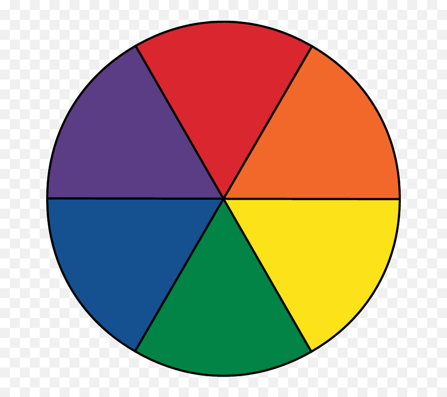 Colors Clipart Color Wheel - Colour Wheel With Six Colours Png,Color Wheel Transparent